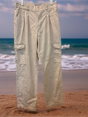 PacSun Light Beige Cargo Pants with Utility Pockets